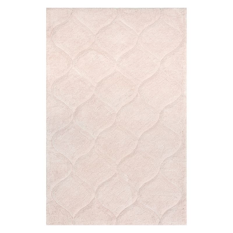 nuLOOM Elsie Contemporary Shag Area Rug, Pink, 7.5X9.5 Ft