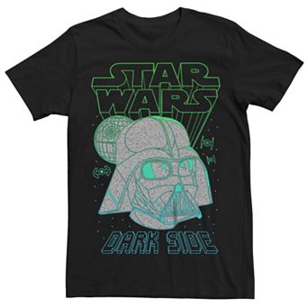 Big & Tall Star Wars Darth Vader Gradient Lines Dark Side Graphic Tee