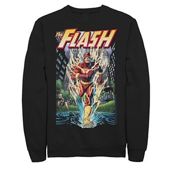 Big & Tall DC Comics The Flash Modern Comic Cover Sweatshirt