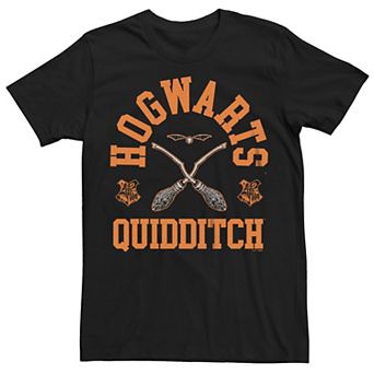 Big & Tall Harry Potter Hogwarts Quidditch Brooms Graphic Tee