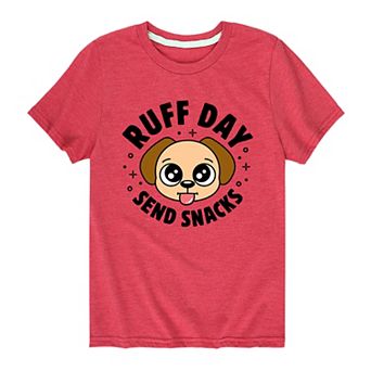 Boys 8-20 Ruff Day Send Snacks Graphic Tee