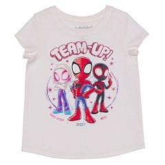 Marvel Avengers Spider-Man Toddler Girls Graphic T-Shirt