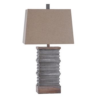 Stacked Plate Table Lamp