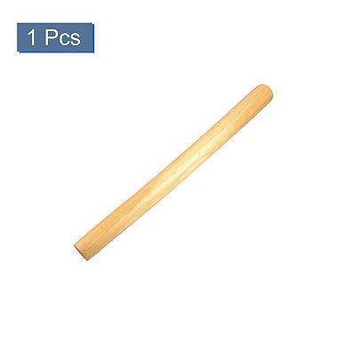 Kitchen Wooden 15.8" X 1.1" Flour Rolling Stick Pin Beige