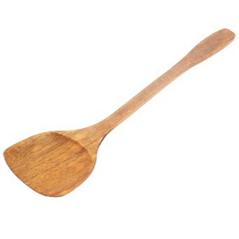 Wood Handmade Kitchen Cooking Egg Pancake Turner Natural Spatula Wood Color