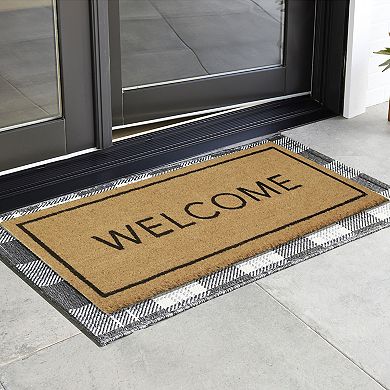 Sonoma Goods For Life® Estate Welcome Indoor/Outdoor Coir Doormat