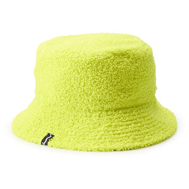 Adidas Bucket Hat Cap Lime Green/White New Without Tags