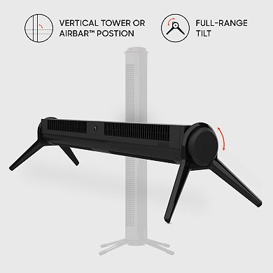 Sharper Image AXIS 32 Airbar Tower Fan with Remote Control