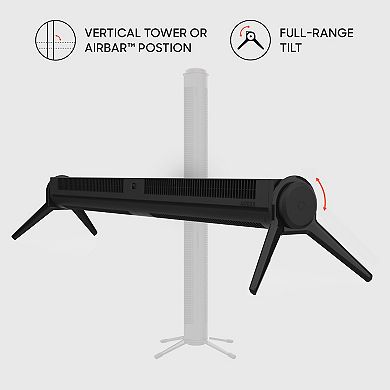 Sharper Image AXIS 42 Airbar Tower Fan with Remote Control