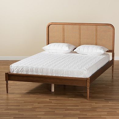 Baxton Studio Elston Woven Platform Bed