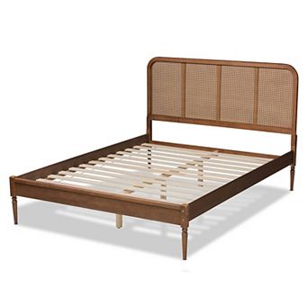 Baxton Studio Elston Woven Platform Bed