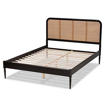 Baxton Studio Elston Woven Platform Bed