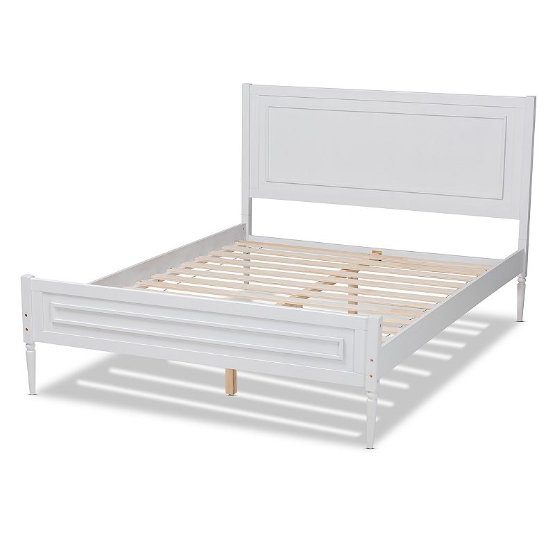 UPC 193271182800 product image for Baxton Studio Daniella Full Size Platform Bed, White | upcitemdb.com