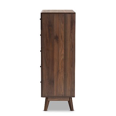 Baxton Studio Hartman 5-Drawer Chest