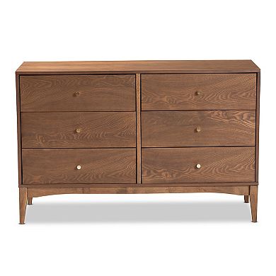 Baxton Studio Landis 6-Drawer Dresser