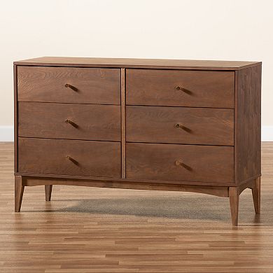 Baxton Studio Landis 6-Drawer Dresser