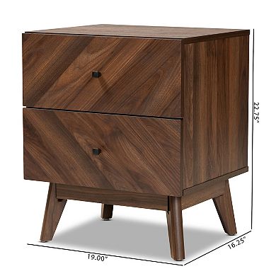Baxton Studio Hartman Nightstand