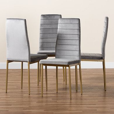 Baxton Studio Armand Dining Chair 4-piece Set