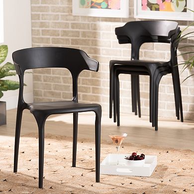 Baxton Studio Gould Dining Chair 4-piece Set