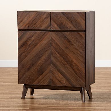 Baxton Studio Hartman Shoe Cabinet