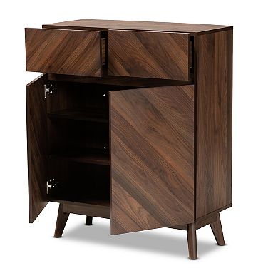 Baxton Studio Hartman Shoe Cabinet