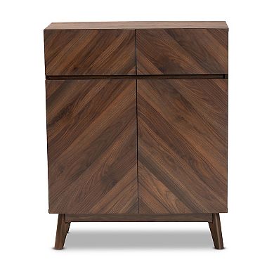 Baxton Studio Hartman Shoe Cabinet