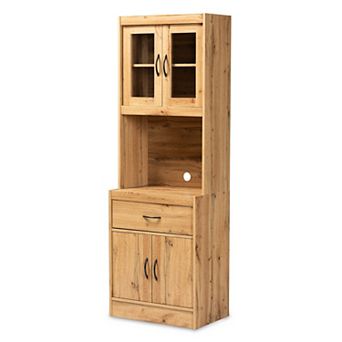 Baxton Studio Kitchen Cabinet and Hutch