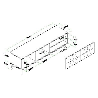Baxton Studio Hartman TV Stand