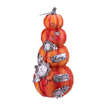 Northlight Stacked Pumpkins Happy Harvest Floor Decor