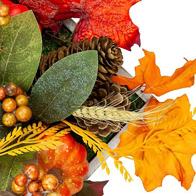 Northlight Autumn Harvest Thankful Artificial Centerpiece Table Decor