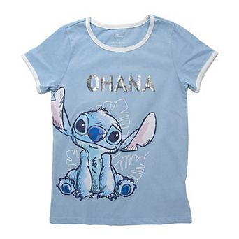 Disney's Lilo And Stitch Girls 7-16 Ohana And Stitch Graphic Tee