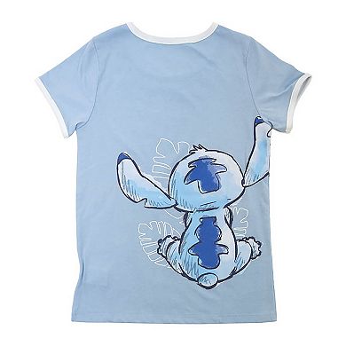 Disney's Lilo And Stitch Girls 7-16 Ohana And Stitch Graphic Tee