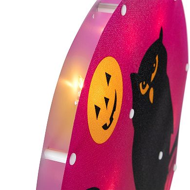 Northlight Light-Up Owl Halloween Window Decor