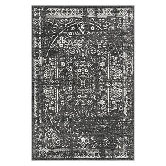 nuLOOM Arlena Distressed Medallion Area Rug