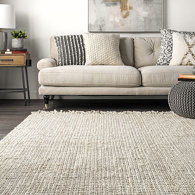 nuLOOM Daniela Farmhouse Chunky Jute Area Rug