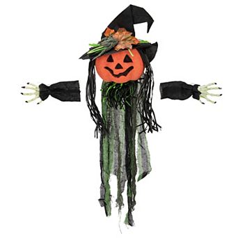 Northlight Creepy Jack-O'Lantern Halloween Window Decor