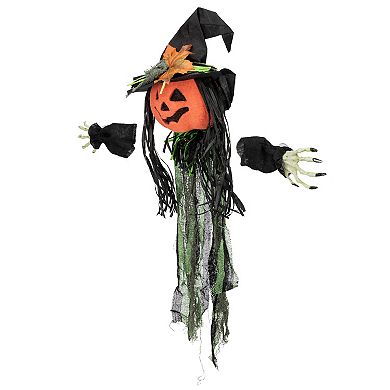 Northlight Creepy Jack-O'Lantern Halloween Window Decor