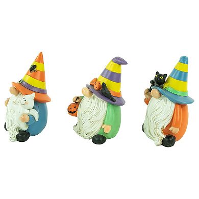 Northlight Set of 3 Halloween Gnomes Decoration 6-in.