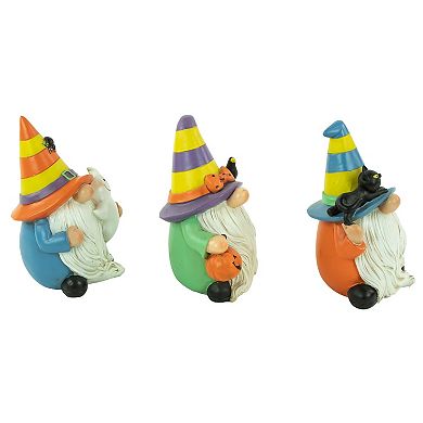 Northlight Set of 3 Halloween Gnomes Decoration 6-in.