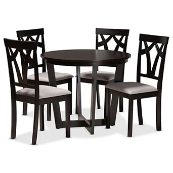Baxton Studio Telma Dining Table 5 pc Set