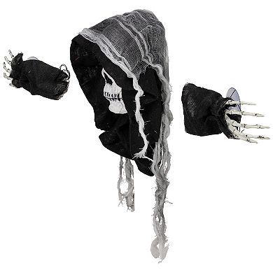 Northlight 10" Spooky Skeleton 3-D Halloween Window Decoration