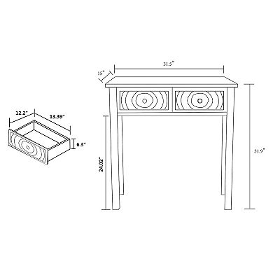 Baxton Studio Lambert Console Table