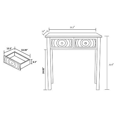 Baxton Studio Lambert Console Table