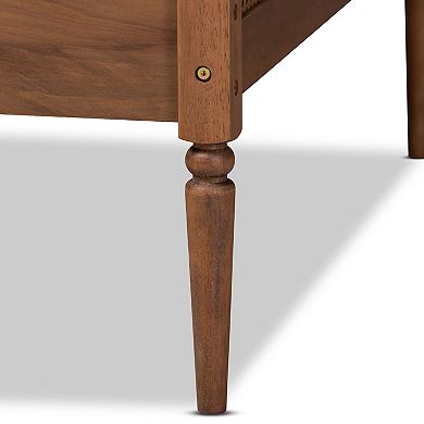 Baxton Studio Ogden Faux Rattan Daybed