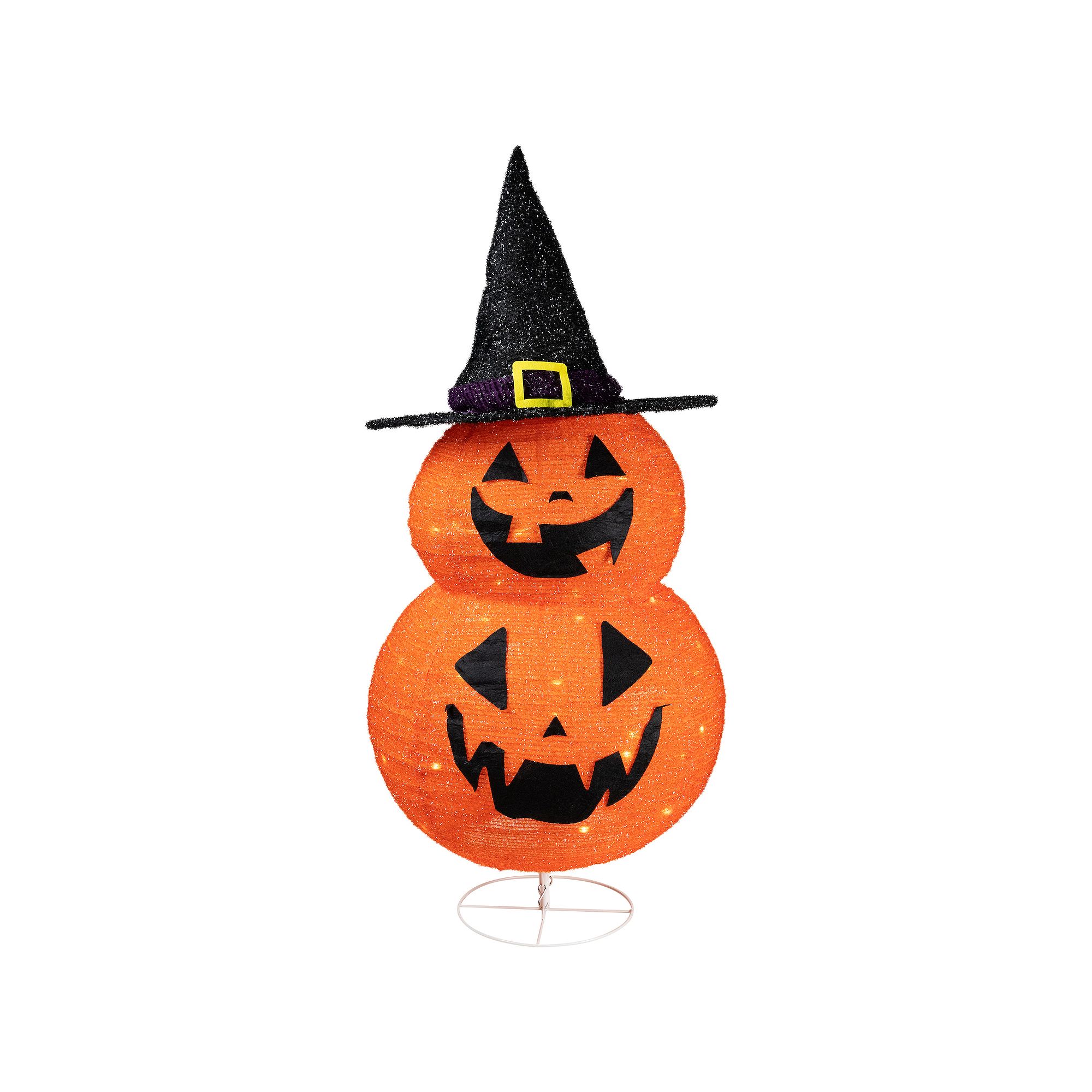 Northlight Pre-Lit Jack-O-Lanterns Halloween Outdoor Yard Decor, Orange