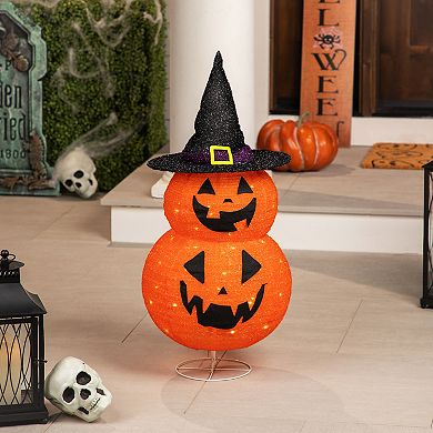 Northlight Pre-Lit Jack-O-Lanterns Halloween Outdoor Yard Decor