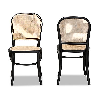 Baxton Studio Cambree Dining Chair 2-piece Set