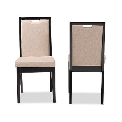 Baxton Studio Octavia Dining Chair 2-piece Set