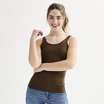 Juniors' SO® Double Scoop Layering Tank Top