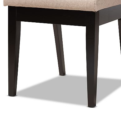 Baxton Studio Suvi Dining Table & Chairs 5-piece Set